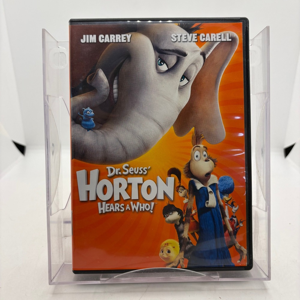 Dr. Seuss Horton Hears a Who DVD Jim Carrey Steve Carell Animated Movie 2008